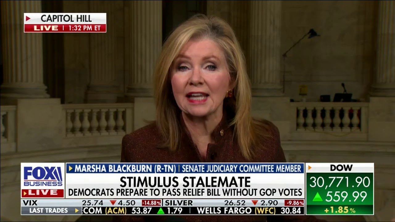 Sen. Blackburn Sums Up Stimulus Stalemate