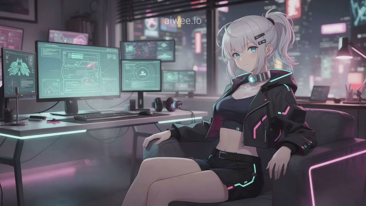 ☕ lo-fi lofi mix · greenhouse with plants · work music #4K #lofi