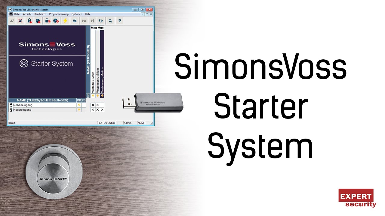 Das SimonsVoss Startersystem