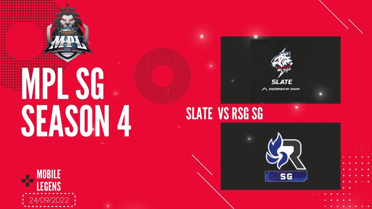Slate ESports Vs RSG SG MPL SG Season 4