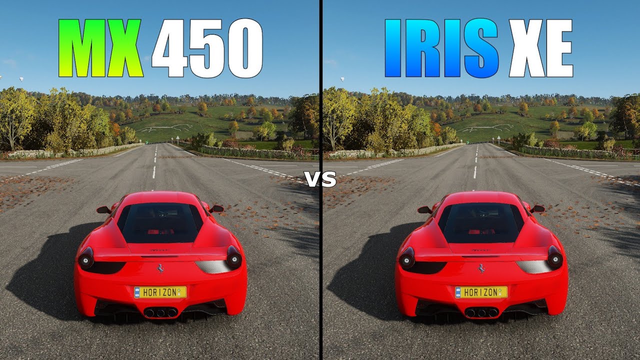 MX450 vs Intel Iris Xe Graphics Gaming Test ! 2021