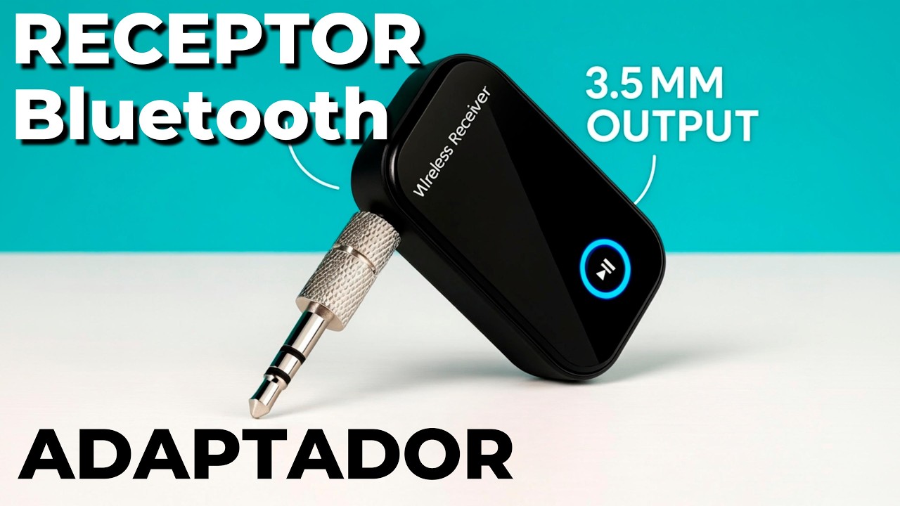 Receptor de Audio Bluetooth Salida 3.5, adaptador bluetooth, transmisor bluetooth, receptor wireless