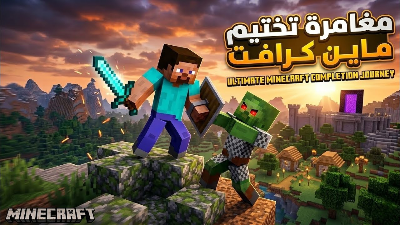 تختيم ماين كراف بطريقة مختلفة! #ماين_كرافت #تختيم #explore 