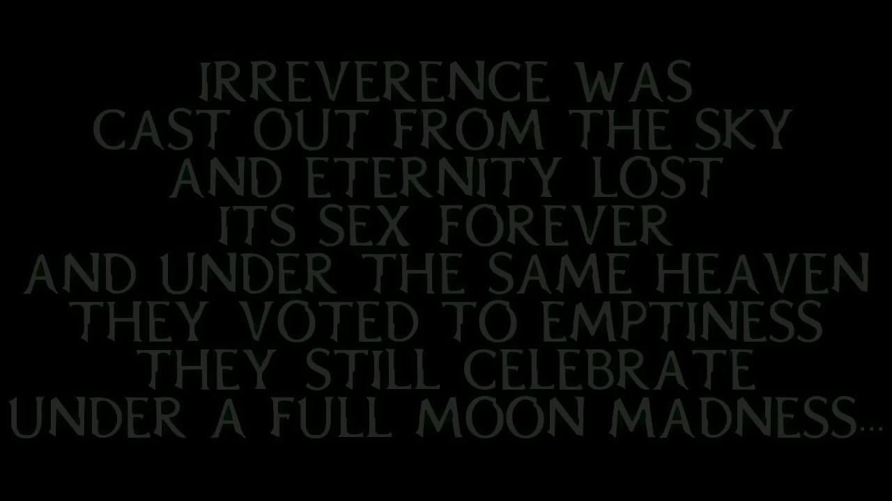 Moonspell - Full Moon Madness Lyrics