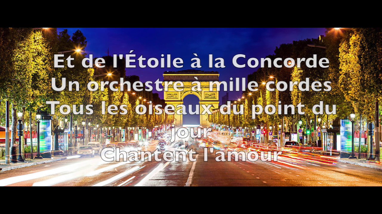 Joe Dassin - Champs-&Eacute;lys&eacute;es [Paroles]