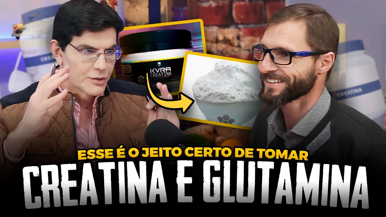 CREATINA E GLUTAMINA - FORMA CORRETA DE TOMAR E SEUS BENEFÍCIOS