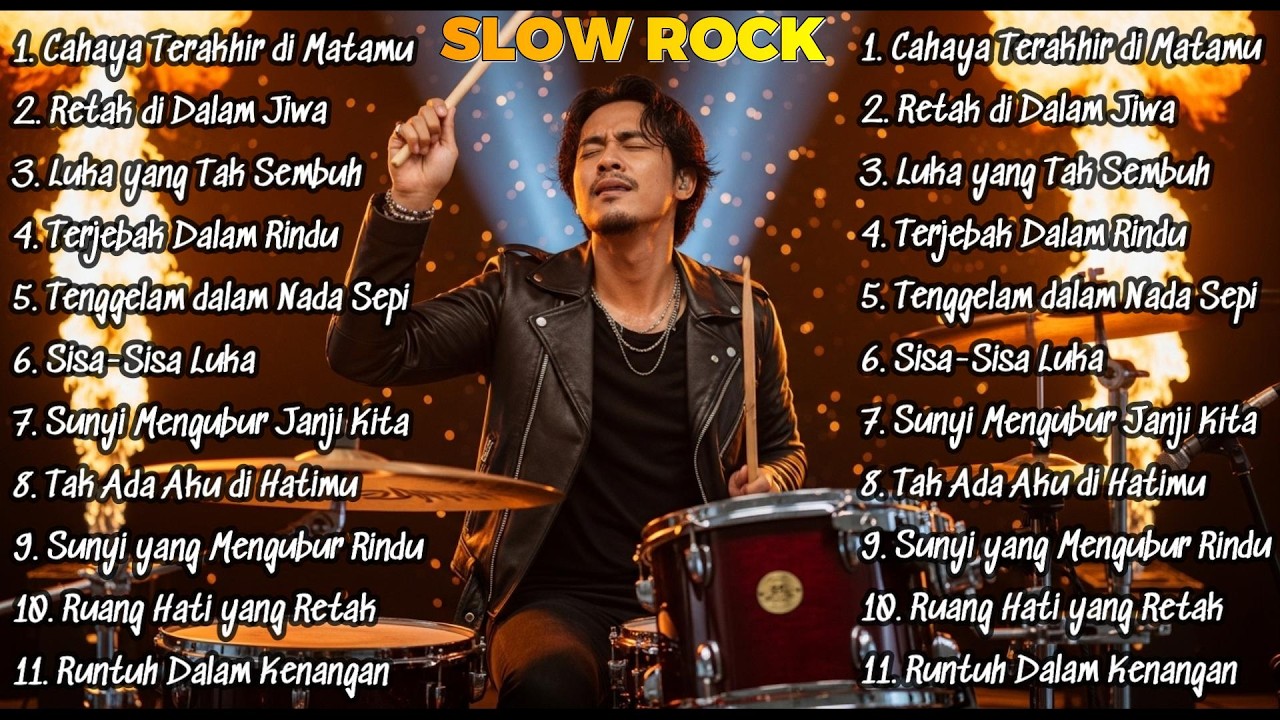 Slow Rock Indonesia Hits 2026 💔 Lagu Galau Teman Perjalanan & Waktu Santai