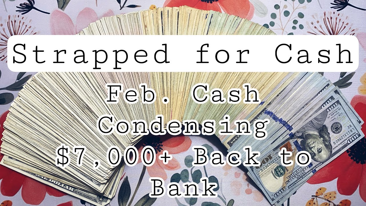 Конденсация наличных/обмен векселей в феврале || 7000 долларов США обратно в банк