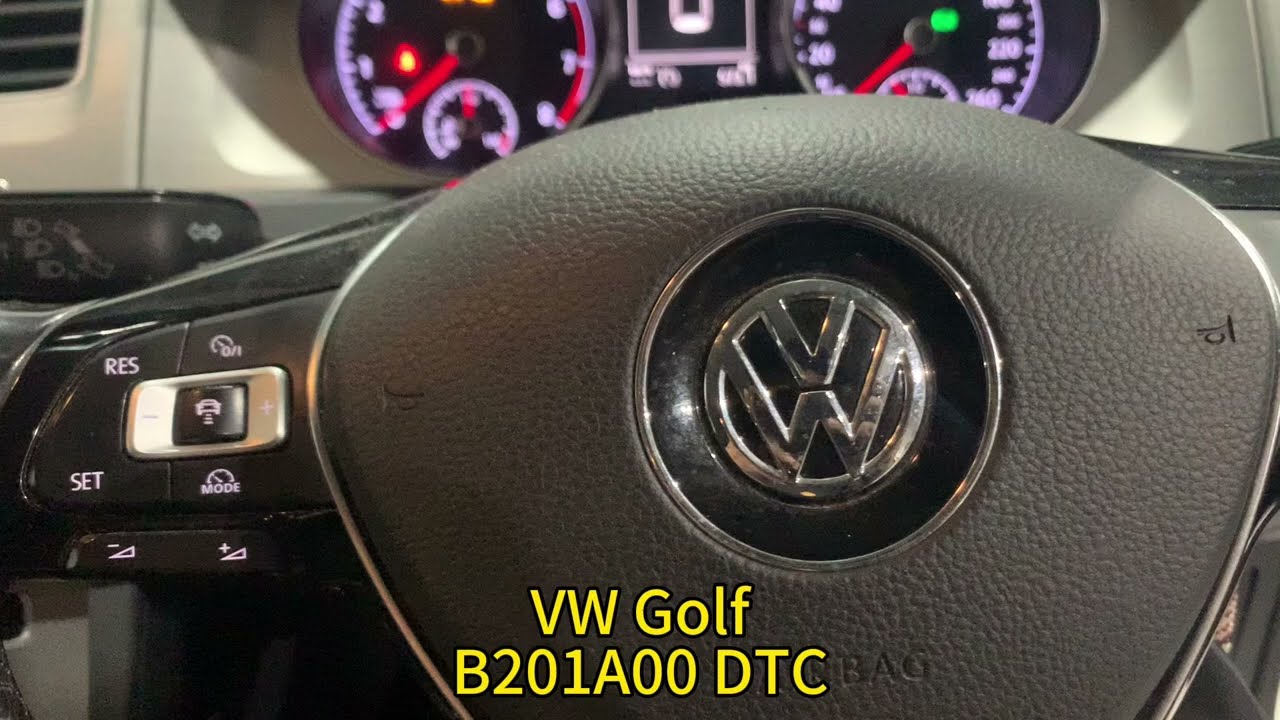 VW Golf DTC B201A00 Fix - Why Your Radio & Warnings Go Crazy!