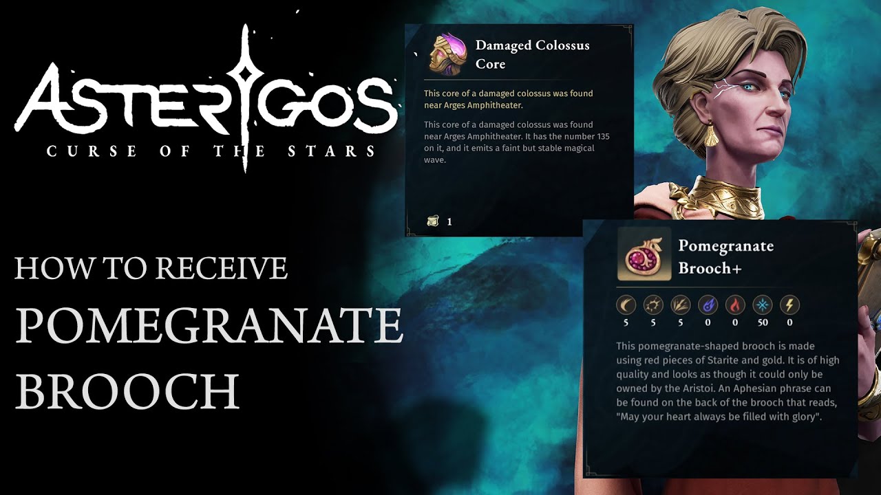 Asterigos: Curse of The Stars - How to receive Pomegranate Brooch Trinket