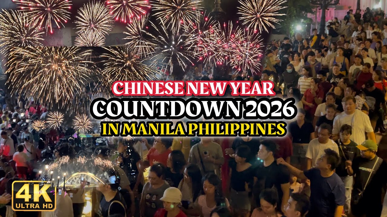 Countdown to Chinese New Year 🧧 Year of the Horse Binondo Manila Chinatown Philippines 🇵🇭 