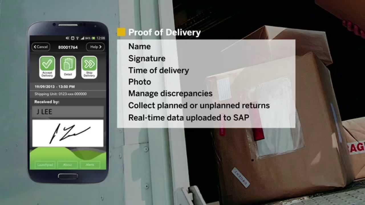 Rocket SAP Supply Chain Consulting - LogiScope - Proof of Delivery & Mobile Logistics Management