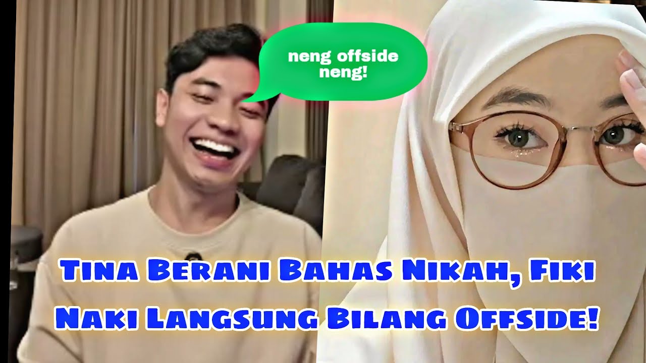 Pernikahan Dibahas Tina di Live, Ekspresi Fiki Naki Jadi Sorotan! 