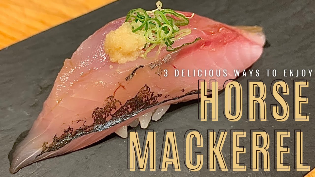 【3 Ultimate Ways to Enjoy your AJI】How to make Sushi, Sashimi and Tataki from your Horse Mackerel