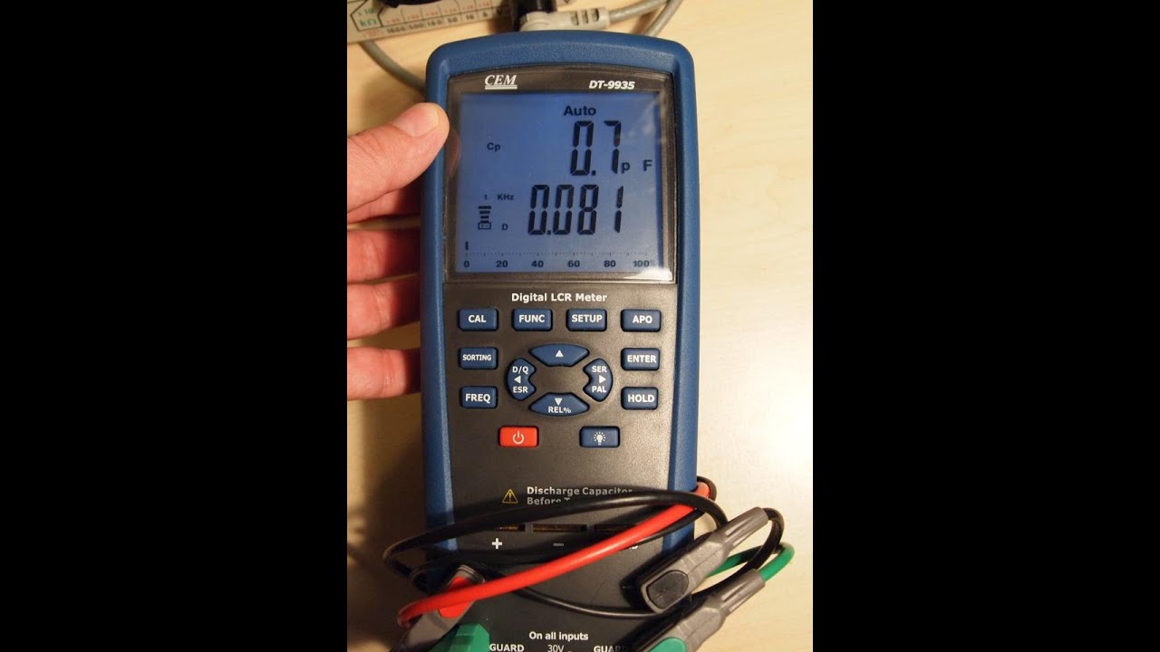 CEM DT-9935 -  pomiar pojemności (capacitance meter) ver.2
