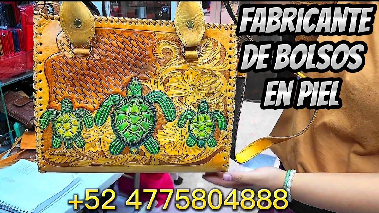 #Fabricantes de bolsas de piel y accesorios en piel CREACIONES OLAM en Leon Guanajuato #dama #piel