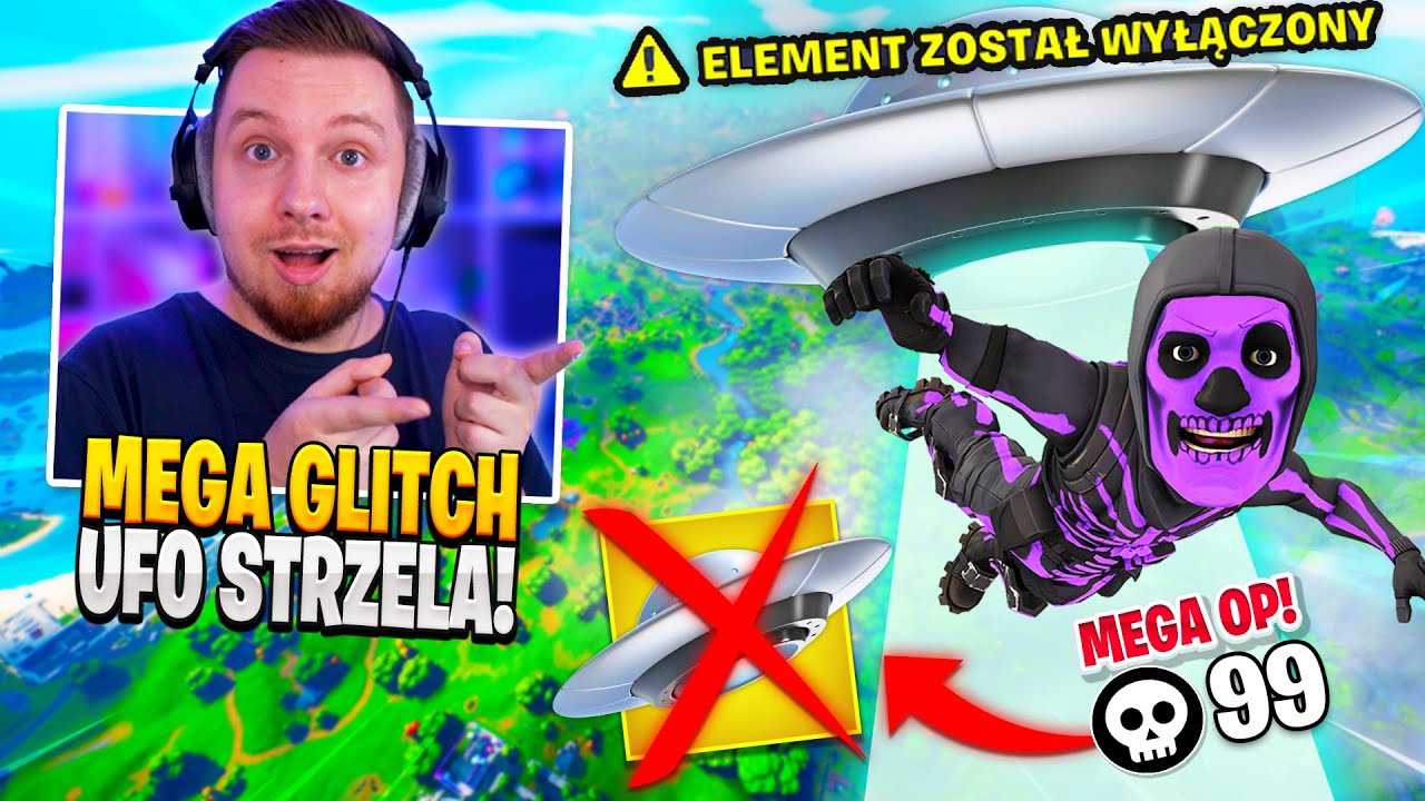 NAJWIĘKSZY glitch z UFO w Fortnite ... 🛸 (mega OP!)