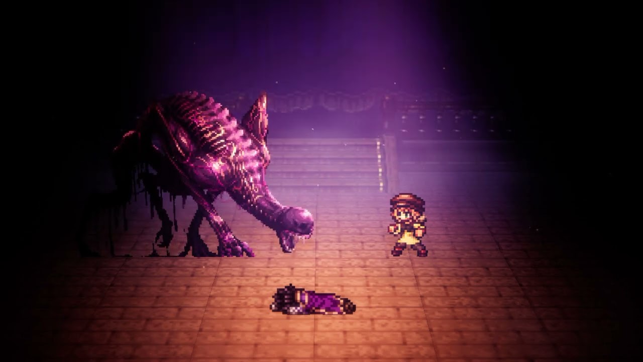 Octopath Traveler CotC: Auguste Boss Fight (Fame Chapter 3)