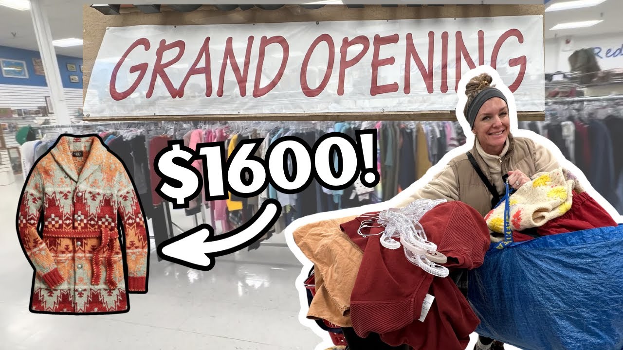 FIND OF THE YEAR!! This Thrift Store Grand Opening Left Us Speechless