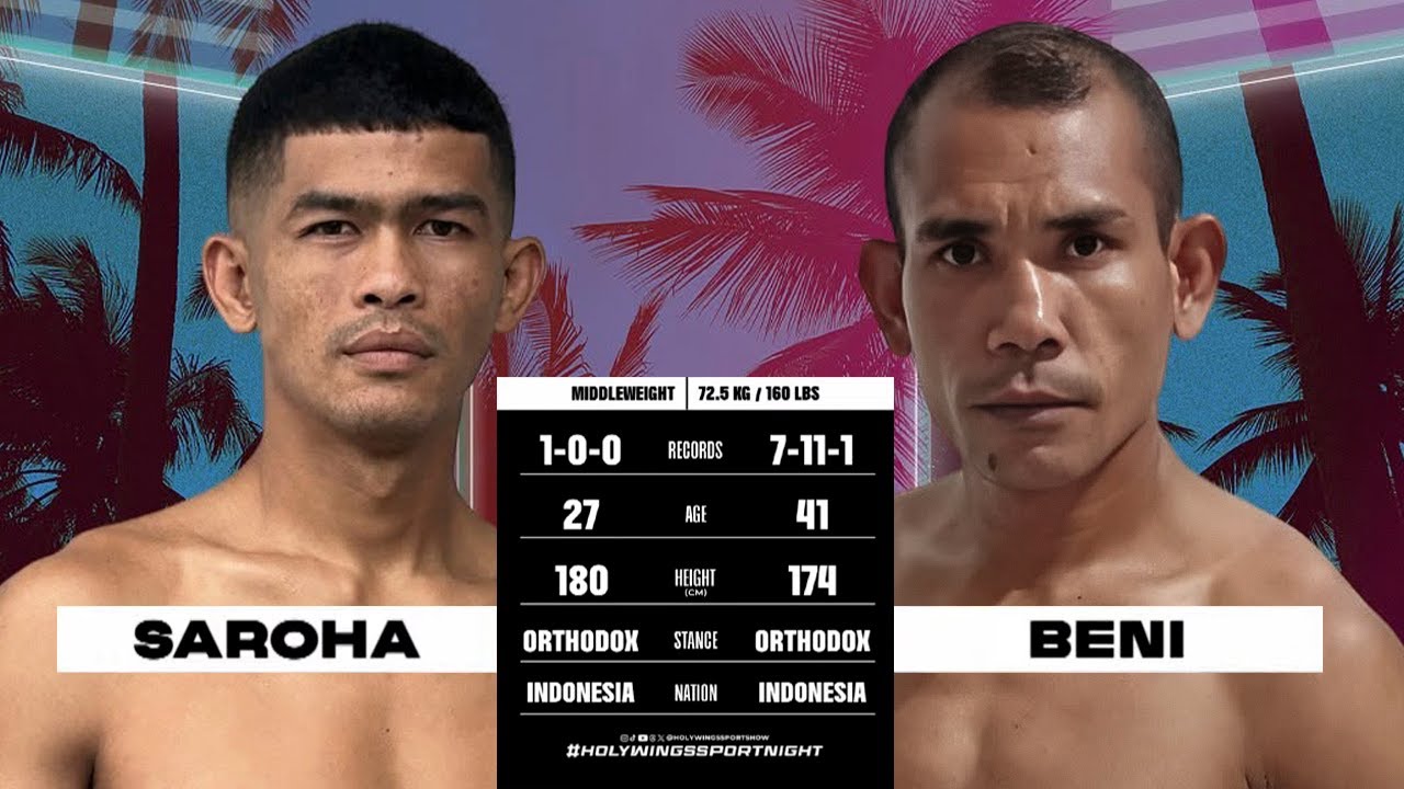 K.O Lagi !! Saroha VS Beni Tamaela Full Fight HSN Bali. 