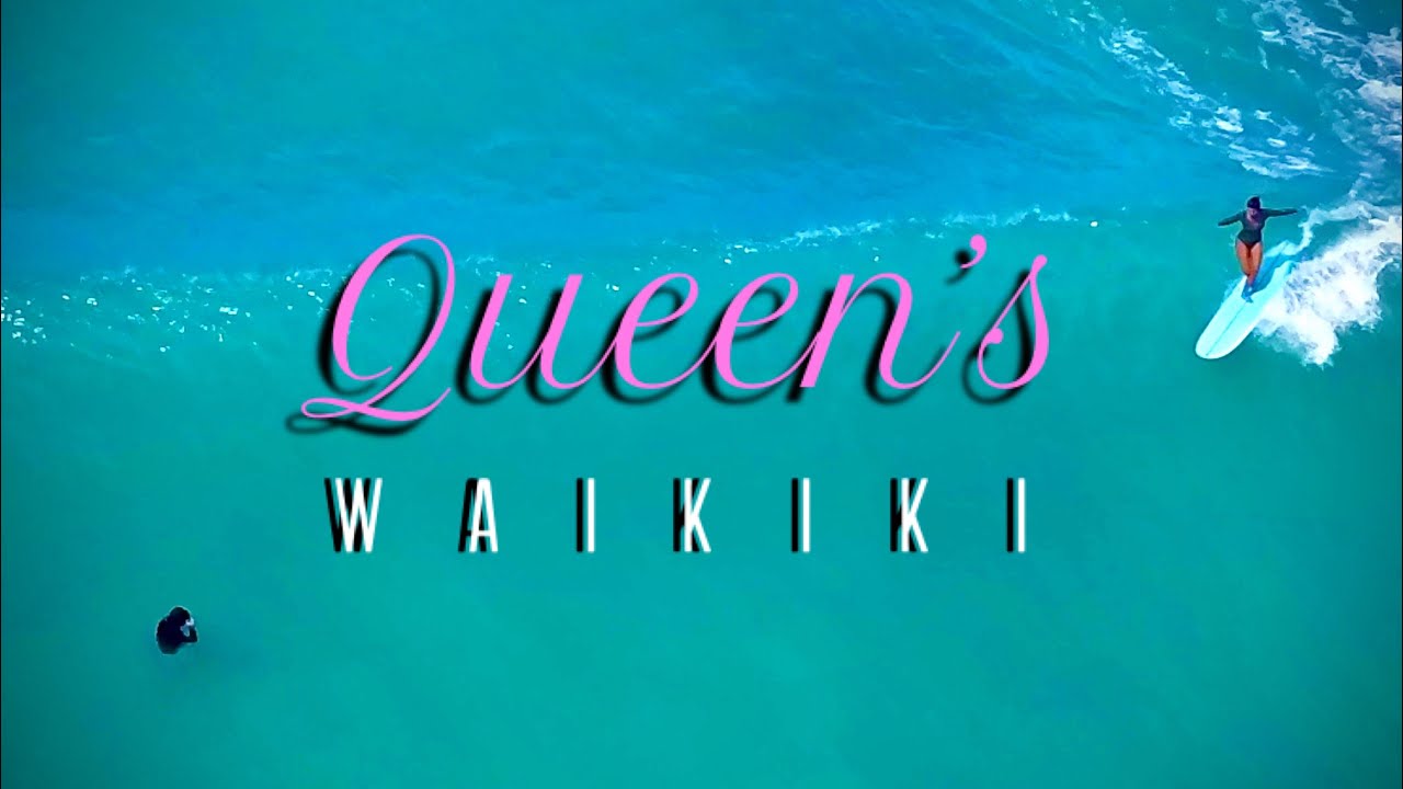 Hawai’i Surfing, Iconic Waikiki Beach, Queen’s Surf Break (drone footage )