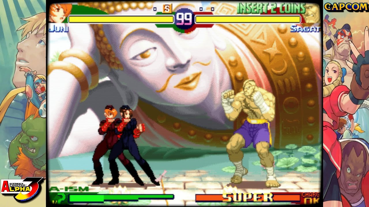 Street Fighter Alpha 3 Arcade Dramatic Battle - Juni / Juli (CPS-2)