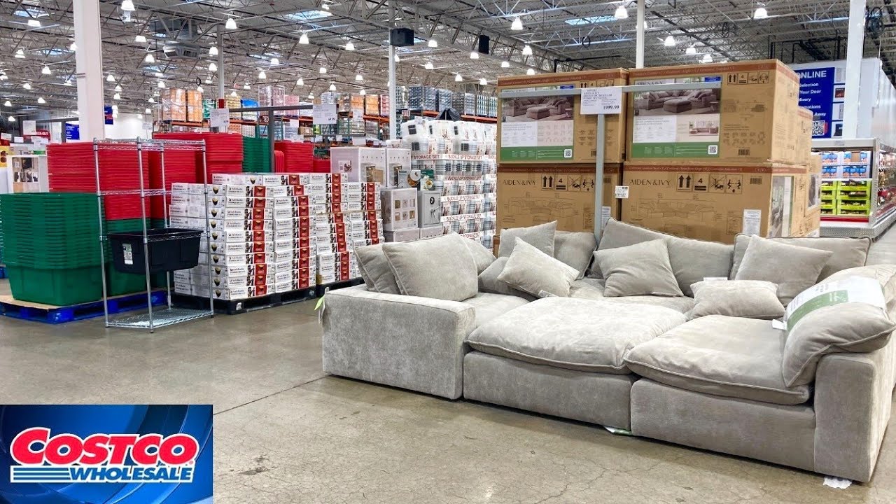 COSTCO SHOP WITH ME FURNITURE SOFAS KITCHENWARE FITNESS SPRING ITEMS SHOPPING STORE WALK THROUGH
