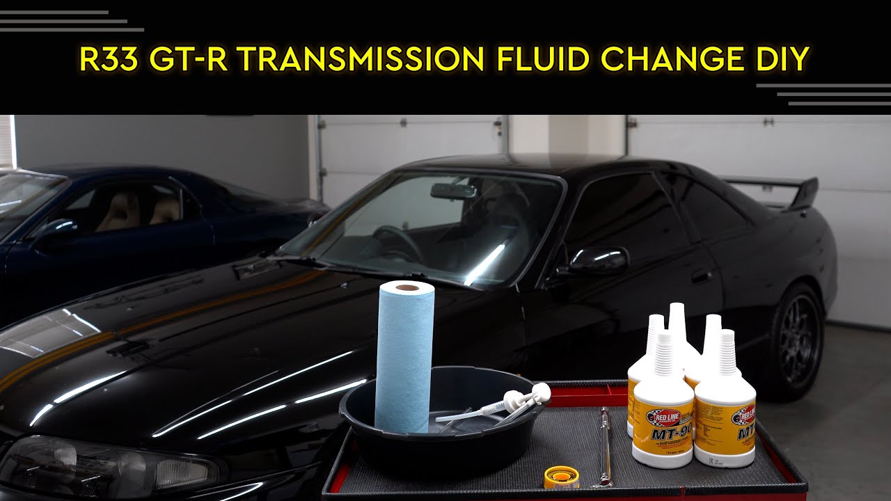 R33 GT-R Transmisson Fluid Change DIY - R33 Nissan Skyline