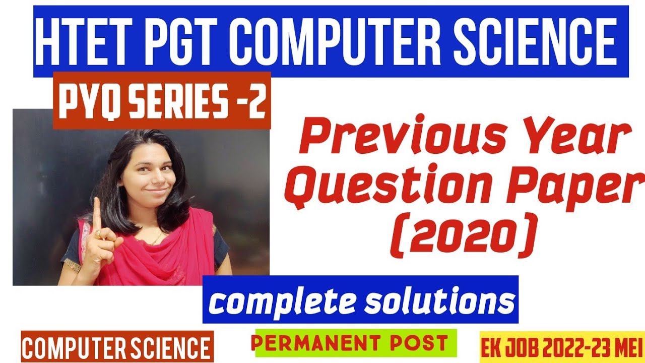 #2 HTET PGT COMPUTER SCIENCE 2020 PYQ SERIES -2 || NS CLASSES