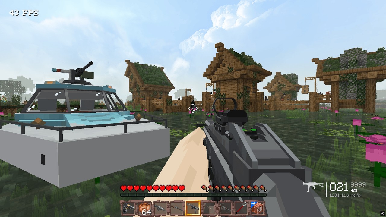 I  Destroyed a Pillager Ship & Rescued Villagers from the Witch!