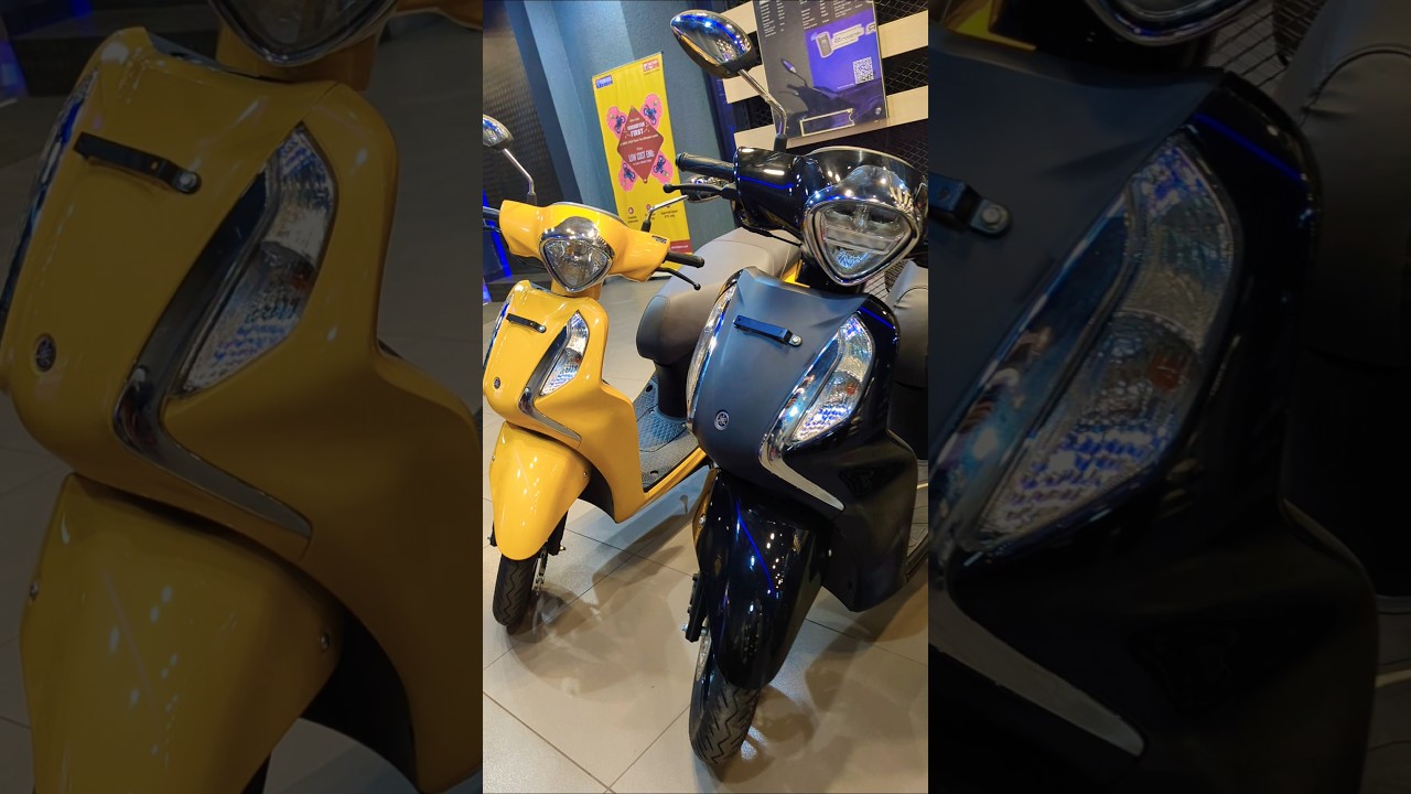 2024 Yamaha Fascino 125 Fi Hybrid - Exciting Colours