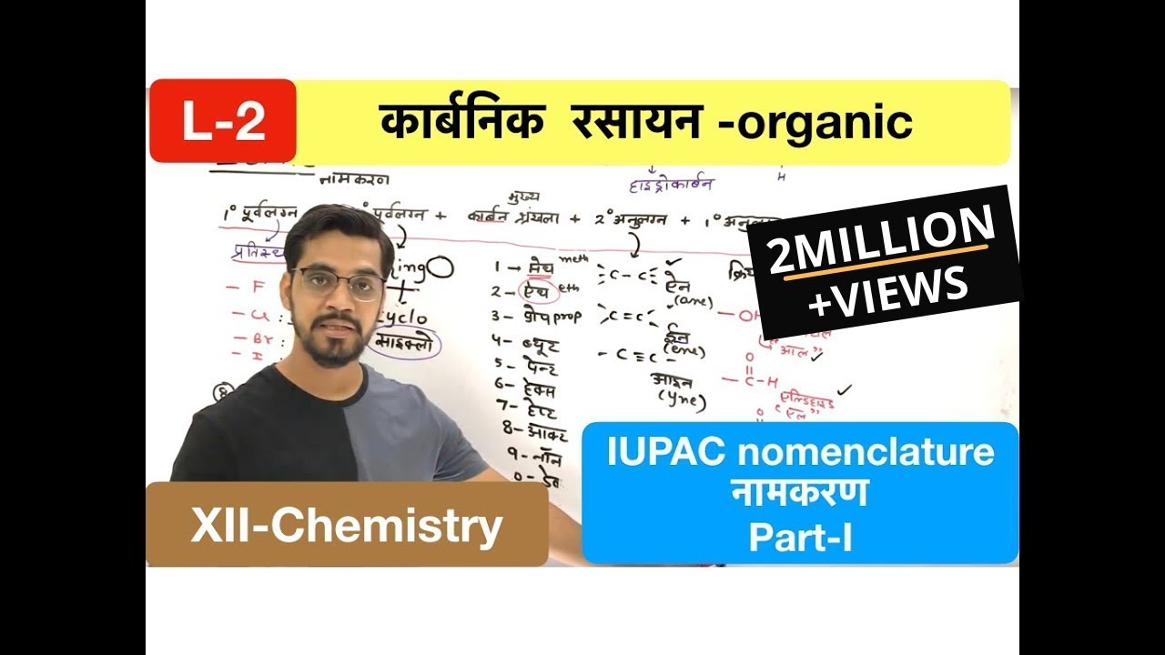 Lecture -02 -  -IUPAC nomenclature  नामकरण -सबसे  आसान - organic with ashish sir