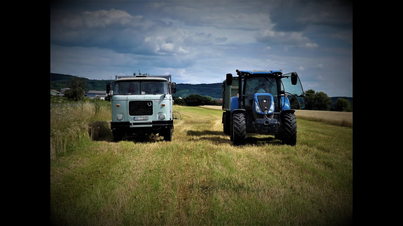 AGROPEX Sklabiná - Žatva pšenice 2020 // Wheat harvest 2020 ( 2× Claas, New holland, Škoda & Tatra )