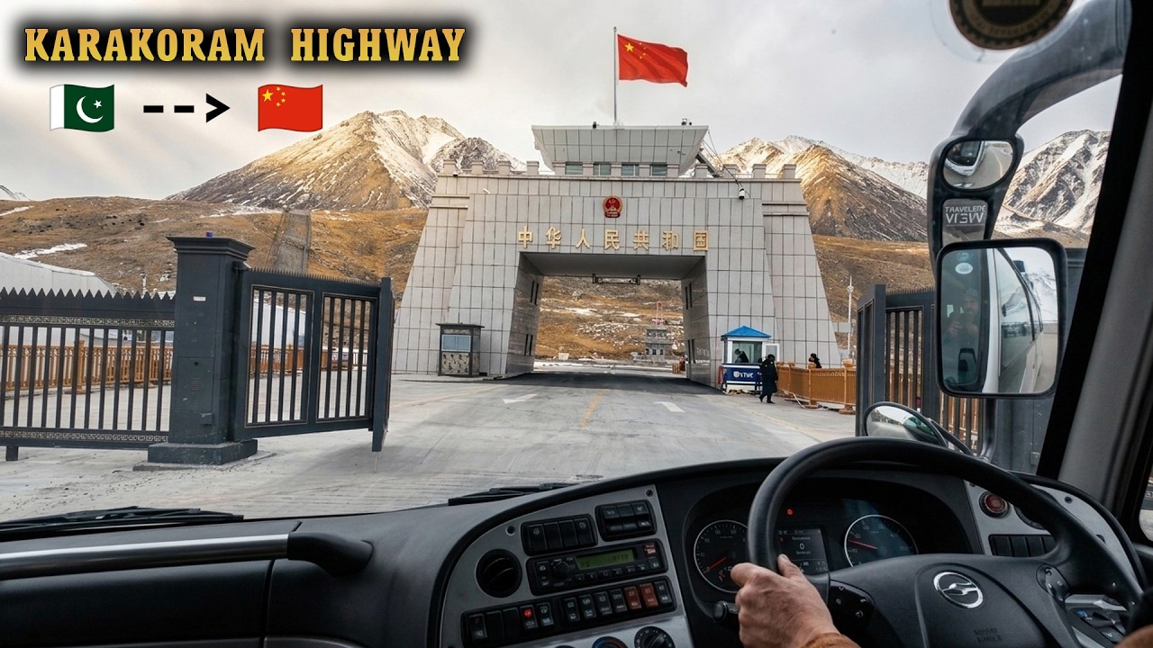 48 hrs Bus Journey on KARAKORAM HIGHWAY | Highest Land Border Crossing of the World