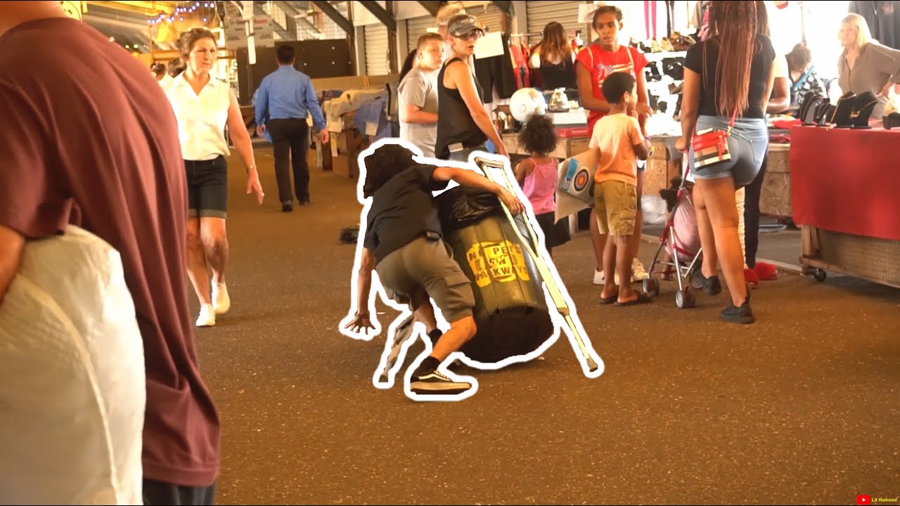 Falling With Crutches In Public!!!