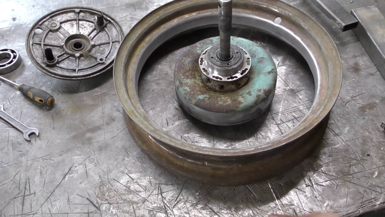 Часть2. Широкое колесо на мотоцикл  Днепр-12 (К-750 ,М-72 ,Урал)