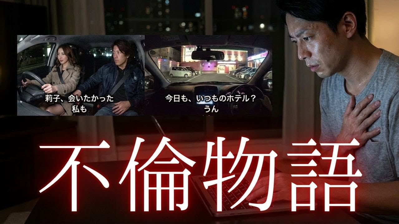【不倫・修羅場】車内カメラに残された妻と間男の映像。同窓会をきっかけにした不倫。夫が完璧な証拠を掴む勧善懲悪の復讐劇。『バスケ部の同級生』