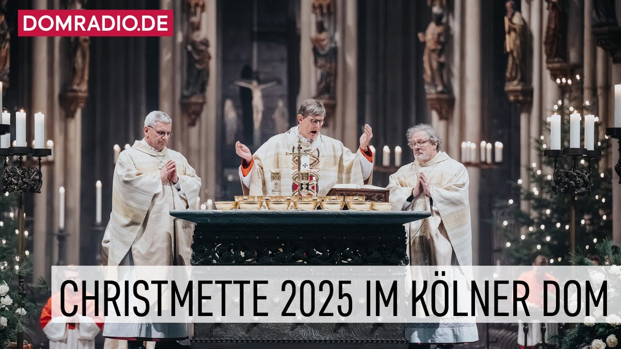 Christmette im Kölner Dom am 24.12.2025