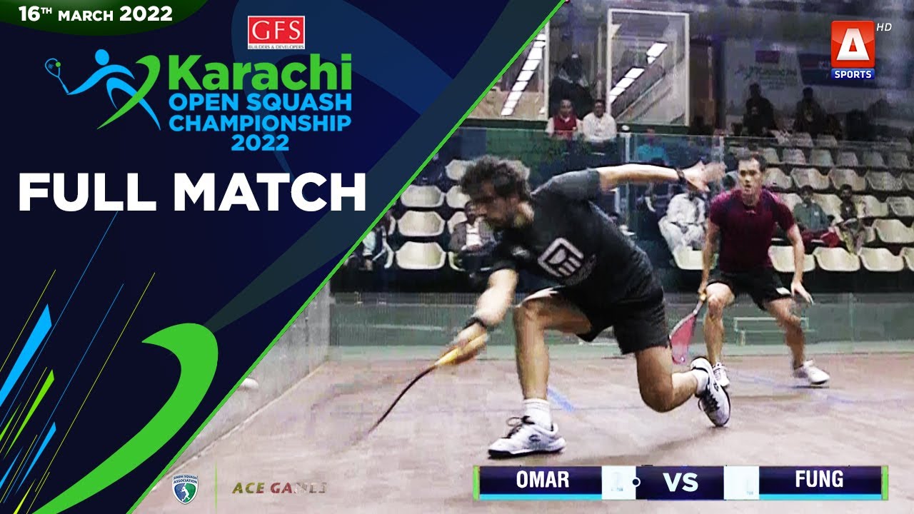 OMAR MOSAAD Vs TSZ FUNG YIP | Full Match | GFS Karachi Open Squash Championship 2022 | A Sports
