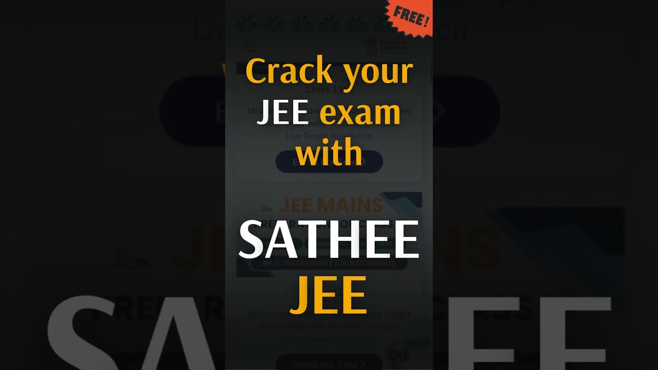 JEE exam preparation platform | 100% Free | Registration now