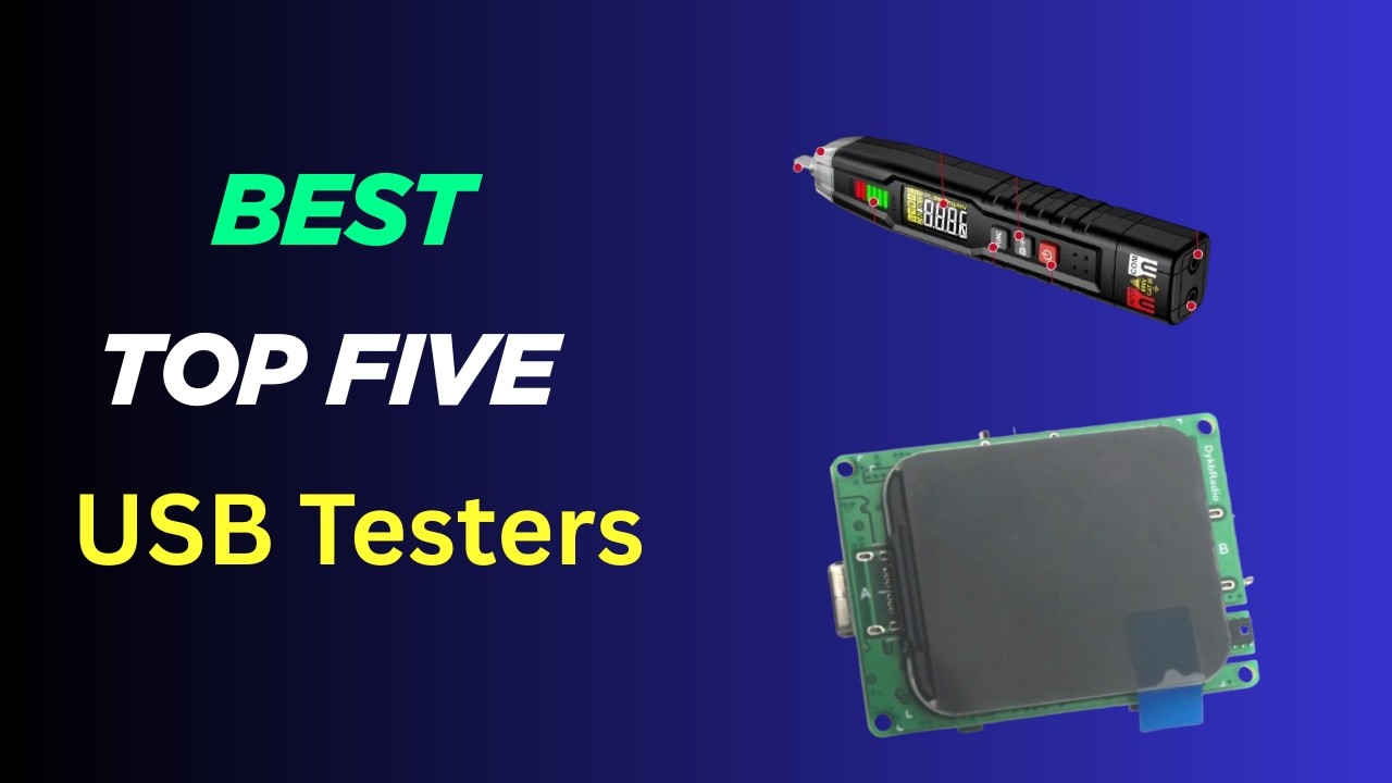 Top 5 Best USB Testers 2026 | Best USB Voltage & Current Meter Review!