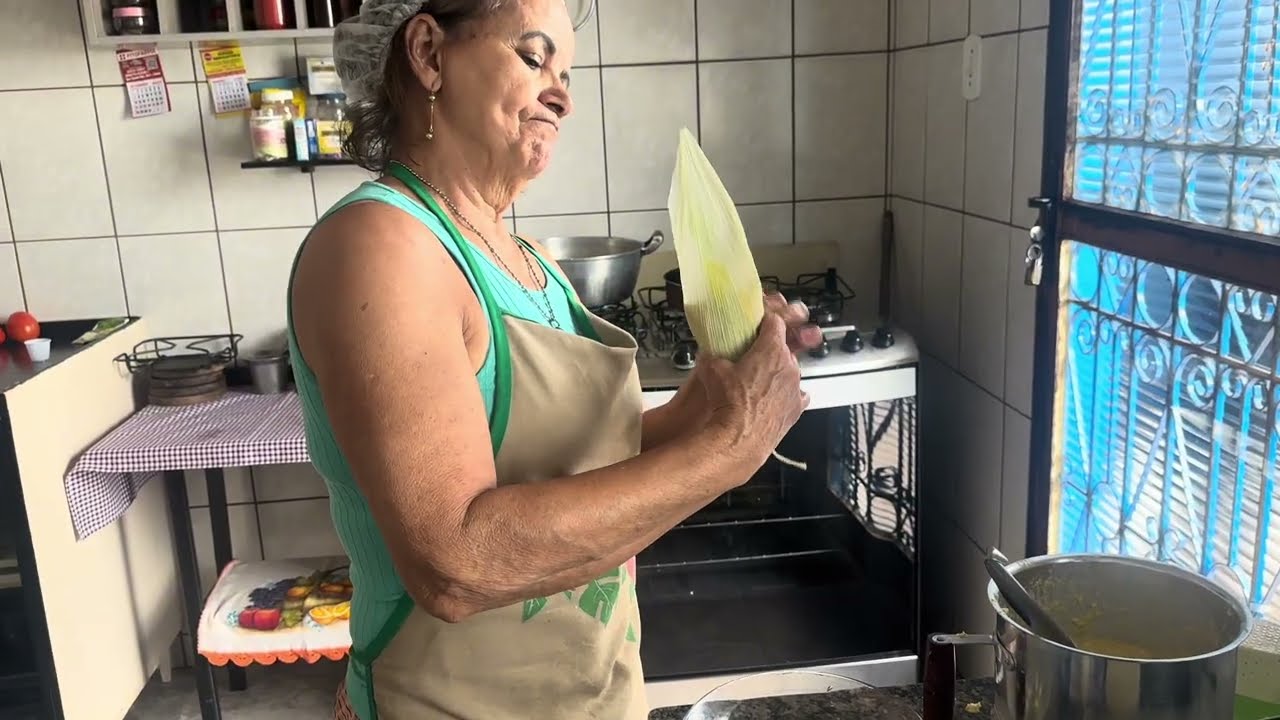 Como Reciclar o Sítio do Jagunço (48) Sentir o Sabor do milho !