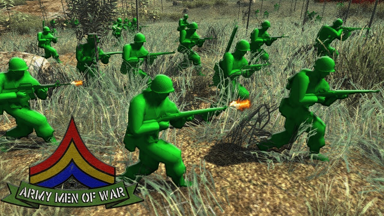 ABLE company ATTACK ! - Green Army Men CHARGE the REDS ! AMOW