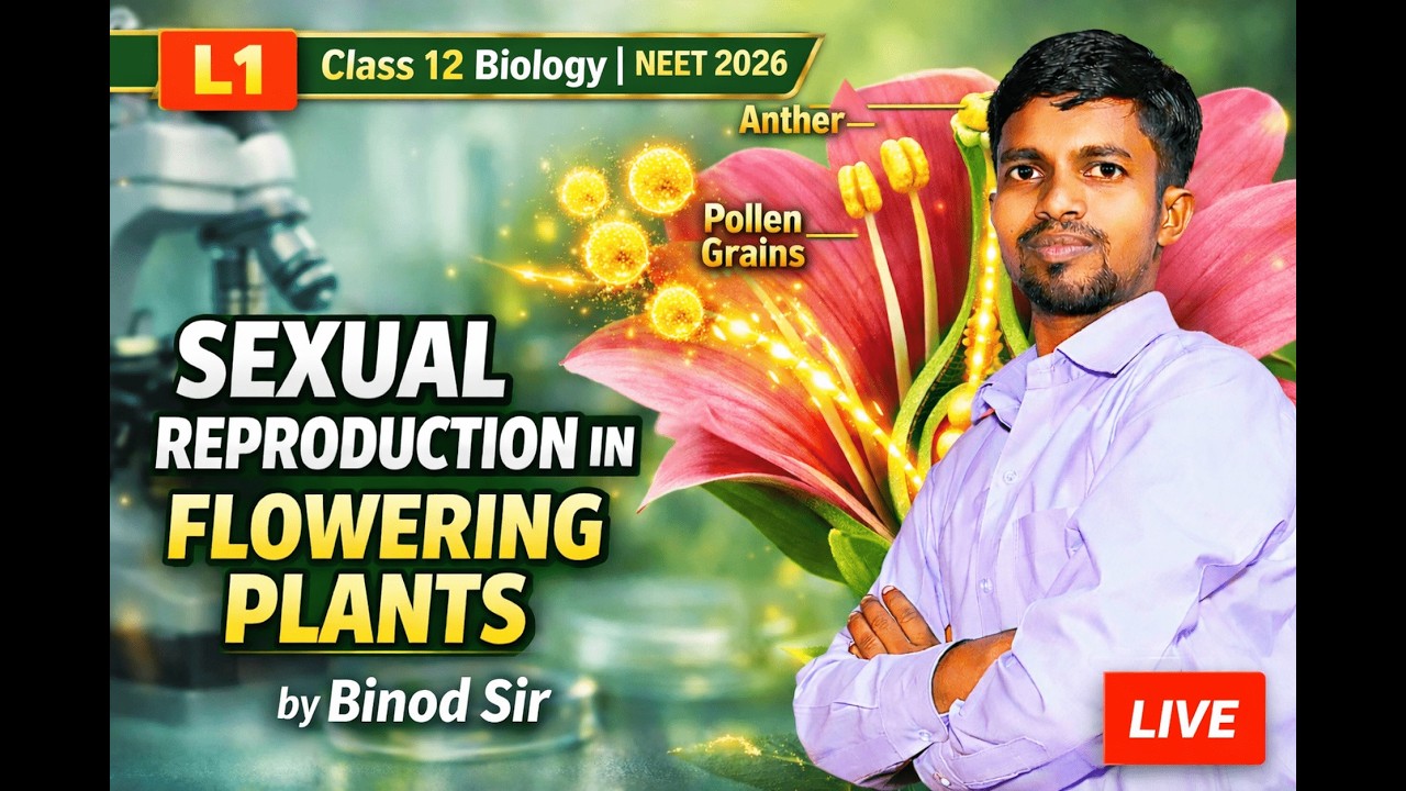 Sexual reproduction in flowering plant# class 12 #biology#neet2026#ncert