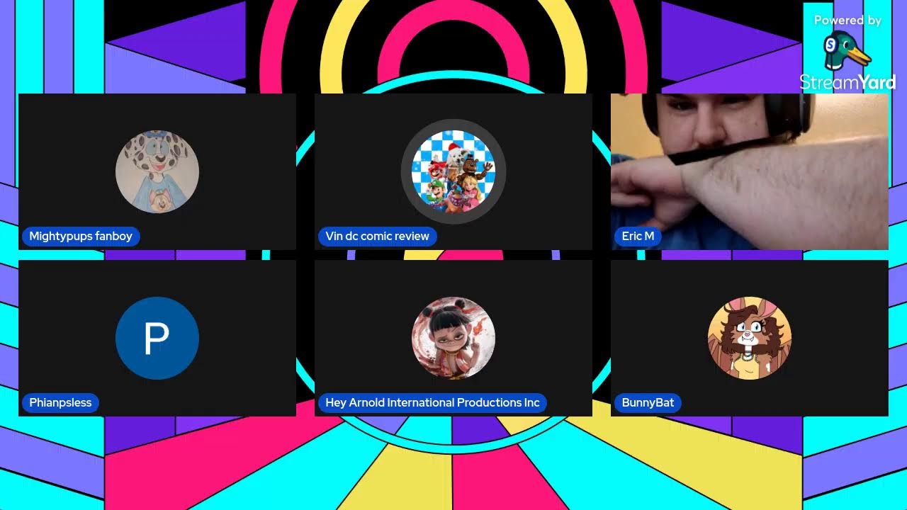 Mightypups fanboy and friends streamyard episode 21 stream before I see goat