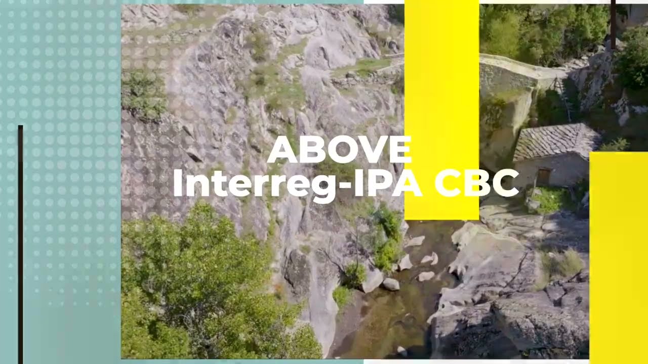 Stone Bridge village Zovich, Mariovo, North Macedonia ( from above )