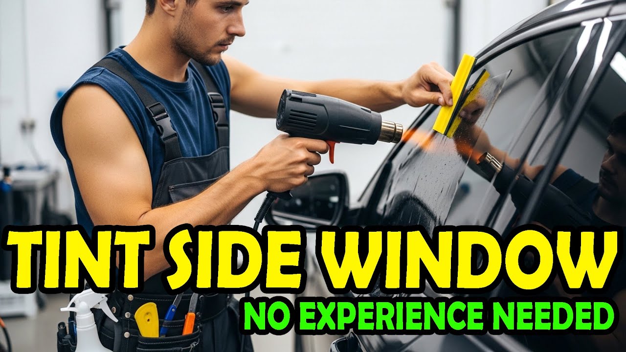 Fastest Way to Tint Your Car Side Window Yourself