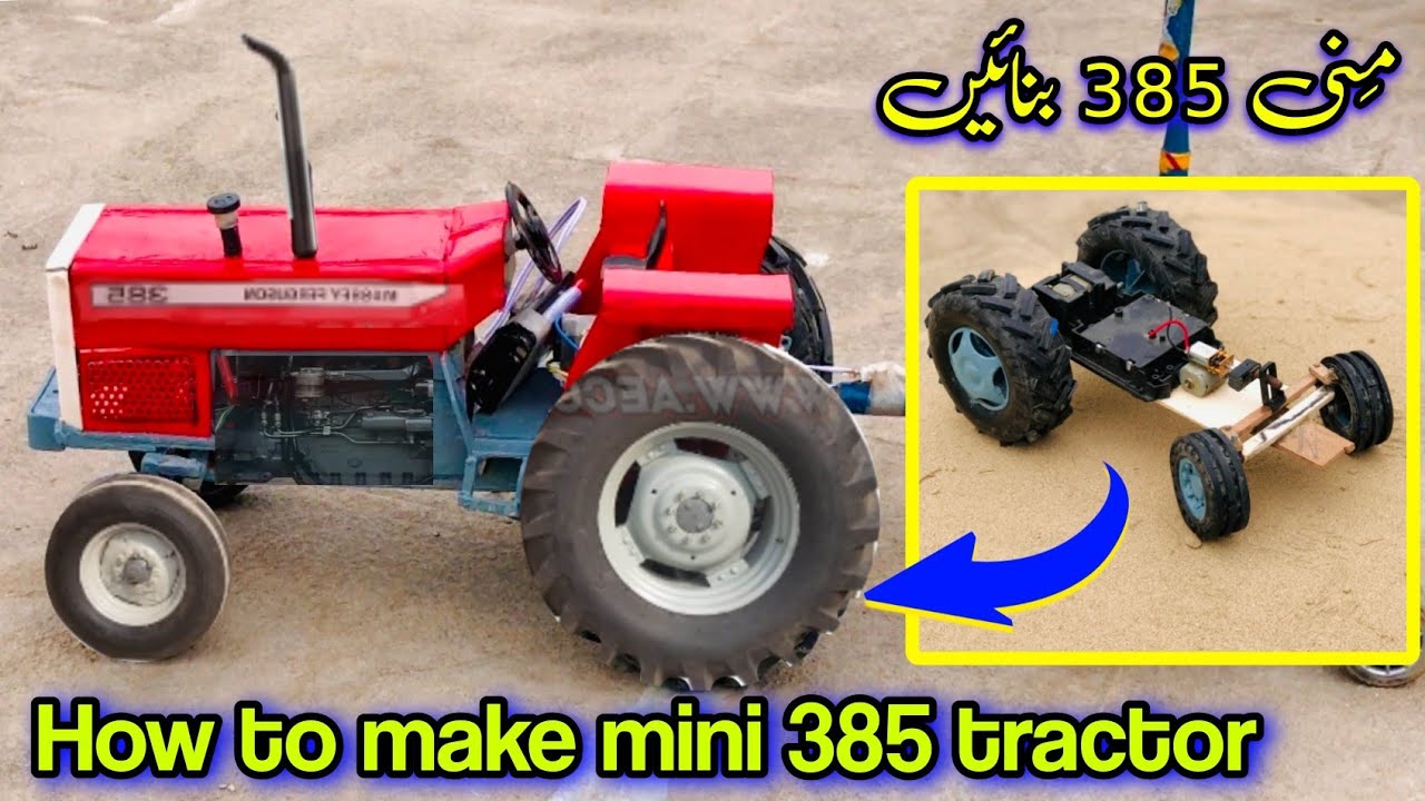 How to make mini 385 tractor at home 🚜 385 tractor kese bnayn