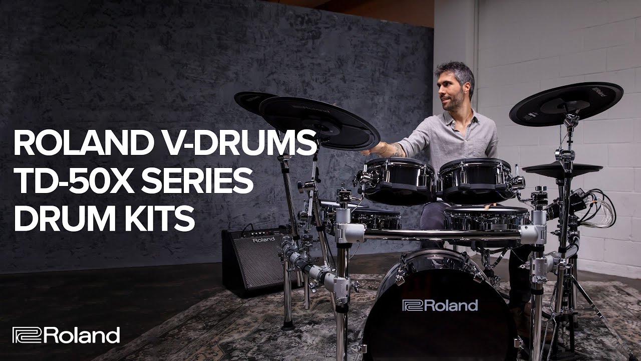 Introducing the Roland V-Drums TD-50X Series Electronic Drum Kits (feat. TD-50KV2)