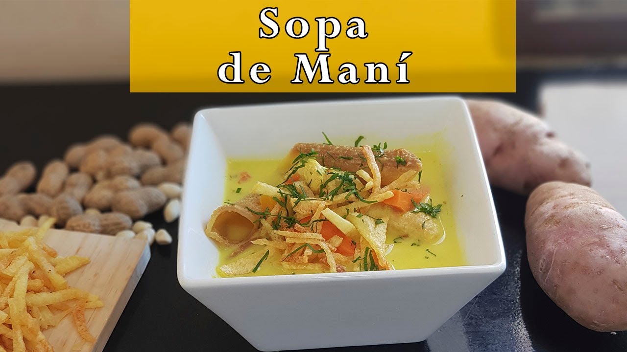 Sopa de Man&iacute; Bolivia - Receta